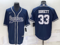 Men’s Dallas Cowboys Tony Dorsett #33 Navy Jersey Joint Edition