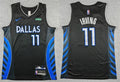 Mens Dallas Mavericks #11 Kyrie Irving Black 2025-26 City Edition Swingman Jersey