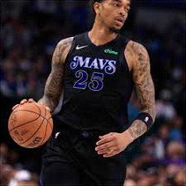 Mens Dallas Mavericks #25 P.J. Washington Nike Black 2023-24 City Edition Swingman Jersey
