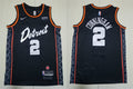 Mens Detroit Pistons #2 Cade Cunningham Black 2023-24 City Edition Jersey