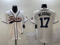 Men’s Detroit Tigers Austin Meadows #17 White Jersey
