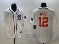 Men’s Detroit Tigers Casey Mize #12 White Jersey