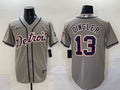 Men’s Detroit Tigers Dillon Dingler #13 Gray Limited Jersey