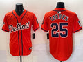 Men’s Detroit Tigers Gleyber Torres #25 Orange Limited Jersey