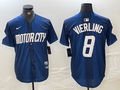 Men’s Detroit Tigers Matt Vierling #8 Navy 2024 City Connect Limited Jersey