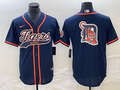 Men’s Detroit Tigers Navy Jersey Joint Edition