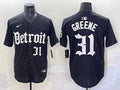 Men’s Detroit Tigers Riley Greene #31 Black Jersey
