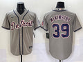Men’s Detroit Tigers Zach McKinstry #39 Gray Jersey