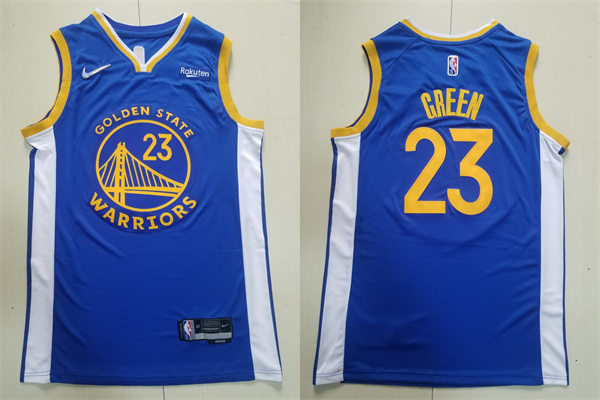Men’s Golden State Warriors #23 Draymond Green  Nike Royal Icon Edition Swingman Jersey