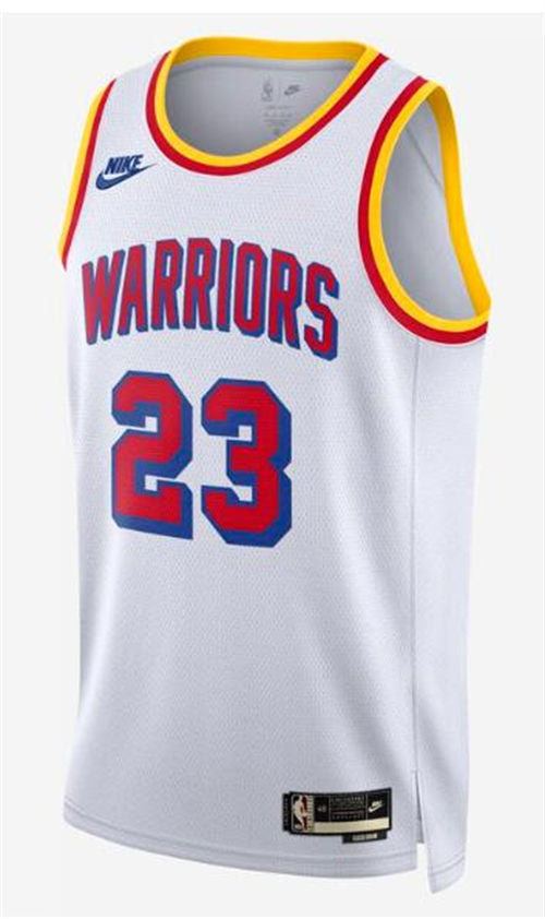 Mens Golden State Warriors #23 Draymond Green Nike White Classics Edition Jersey