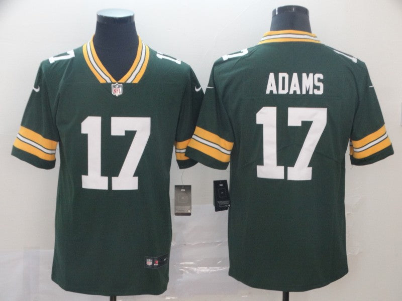 Men’s Green Bay Packers Davante Adams #17 Green Team Jersey