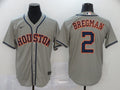 Men’s Houston Astros Alex Bregman #2 Gray Baseball Jersey