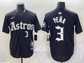 Men’s Houston Astros Jeremy Pena #3 Black Team Jersey