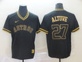 Men’s Houston Astros Jose Altuve #27 Black Jersey