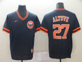 Men’s Houston Astros Jose Altuve #27 Navy Authentic Jersey