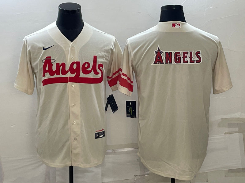 Men’s Los Angeles Angels Cream 2022 City Connect Jersey