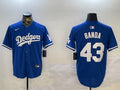 Men’s Los Angeles Dodgers Anthony Banda #43 Royal Jersey