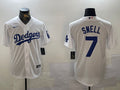 Men’s Los Angeles Dodgers Blake Snell #7 White Home Jersey