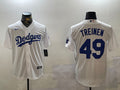 Men’s Los Angeles Dodgers Blake Treinen #49 White Home Jersey