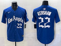 Men’s Los Angeles Dodgers Clayton Kershaw #22 Royal Alternate Jersey