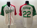 Men’s Los Angeles Dodgers Clayton Kershaw #22 White Jersey