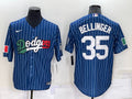 Men’s Los Angeles Dodgers Cody Bellinger #35 Blue Stitched Baseball Jersey