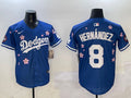 Men’s Los Angeles Dodgers Enrique Hernandez #8 Royal Alternate Jersey