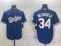 Men’s Los Angeles Dodgers Fernando Valenzuela #34 Royal Jersey