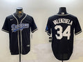 Men’s Los Angeles Dodgers Fernando Valenzuela Black Jersey