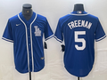 Men’s Los Angeles Dodgers Freddie Freeman #5 Blue Limited Jersey
