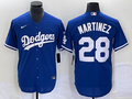Men’s Los Angeles Dodgers J.D. Martinez #28 Blue Baseball Jersey