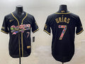 Men’s Los Angeles Dodgers Julio Urias #7 Black Limited Jersey