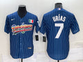 Men’s Los Angeles Dodgers Julio Urias #7 Blue Stitched Jersey