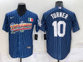Men’s Los Angeles Dodgers Justin Turner #10 Blue Authentic Jersey