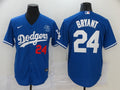 Men’s Los Angeles Dodgers Kobe Bryant #24 Blue Baseball Jersey