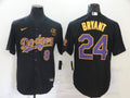 Men’s Los Angeles Dodgers Kobe Bryant #8-24 Black Jersey