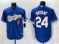 Men’s Los Angeles Dodgers Kobe Bryant #8-24 Royal Jersey