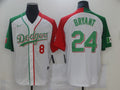 Men’s Los Angeles Dodgers Kobe Bryant #8-24 White Jersey