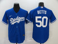 Men’s Los Angeles Dodgers Mookie Betts #50 Blue Baseball Jersey