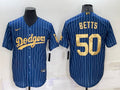 Men’s Los Angeles Dodgers Mookie Betts #50 Blue Jersey