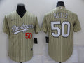 Men’s Los Angeles Dodgers Mookie Betts #50 Gold Baseball Jersey