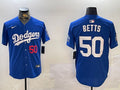 Men’s Los Angeles Dodgers Mookie Betts #50 Royal Jersey