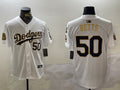Men’s Los Angeles Dodgers Mookie Betts White Jersey