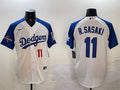 Men’s Los Angeles Dodgers Roki Sasaki #11 White Jersey