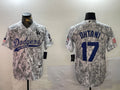 Men’s Los Angeles Dodgers Shohei Ohtani #17 Arctic Camo 2024 Salute to Service Limited Jersey