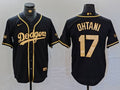 Men’s Los Angeles Dodgers Shohei Ohtani #17 Black Team Jersey