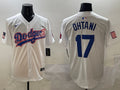 Men’s Los Angeles Dodgers Shohei Ohtani #17 White Team Jersy