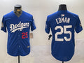 Men’s Los Angeles Dodgers Tommy Edman #25 Royal Jersey