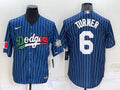 Men’s Los Angeles Dodgers Trea Turner #6 Blue Alternate Jersey