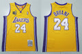 Men’s Los Angeles Lakers #24 Kobe Bryant Gold Mitchell & Ness Hardwood Classics 2009-10 Finals Champions Jersey